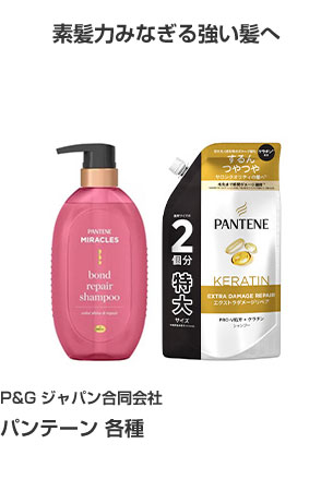 Ｐ＆Ｇジャパン合同会社 パンテーン 各種 素髪力みなぎる強い髪へ